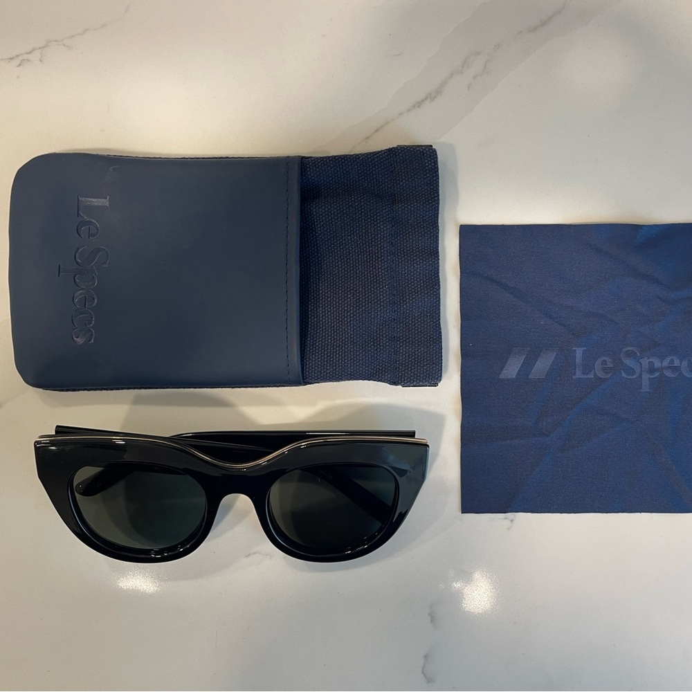 Le Specs Black Sunglasses
